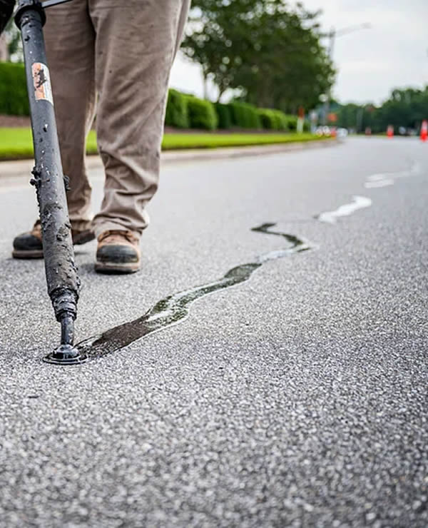 Asphalt Crack Filling Services Wisconsin